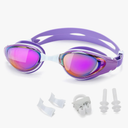 Nearsighted Swim Goggles, Shortsighted Optical Swimming Goggles No Leaking Anti Fog UV Protection for Adult Men Women -8.0