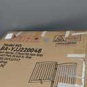 Freestanding Pet Gate for Dogs, Foldable Wooden Dog Gate for House, Indoor Dog Gate for Doorways, Stairs, Gates for Dogs Indoor, Support Feet Included, 24" Height 3 Panels, Grey (Gray)