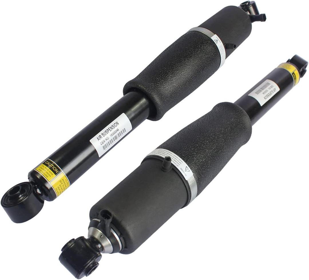 DICMIC Rear Air Strut Shock Absorber Compatible with 2002-2014 Cadillac Escalade Chevrolet Avalanche Suburban Tahoe GMC Yukon Replace# 15756926, 25979391, 25979393