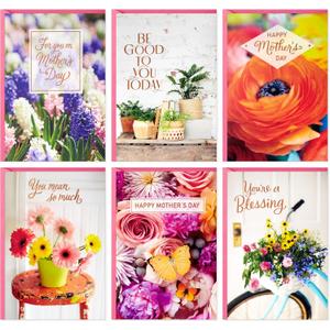 Hallmark Mother's Day Card Assortment (24 Cards with Envelopes) Plants and Flowers