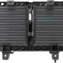 TRQ Active Grille Shutter Black Compatible with 2019-2024 Ram 2500 3500 4500 5500 CH1206115