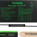 VIVOSUN Durable Waterproof Seedling Heat Mat 10" x 20.75" UL & MET-Certified Warm Hydroponic Heating Pad for Germination, Indoor Gardening, Greenhouse (10"x20.75")