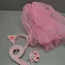 Nicky Bigs Novelties Morph Unisex Adult Pig Ears Headband Nose and Tail Accessory Set, Pink, One Size