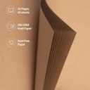 potricher 12 x 12 Inch DIY Scrapbook Album 40 Pages Hardcover Kraft Paper Scrap Book Photo Albums Memory Book for Wedding and Anniversary Family (Yellow, 12 Inch)