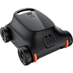 Pool Vacuum for Above Ground Pool, 180 Mins Runtime Cordless Robotic Pool Cleaner, Pool Vacuum Flat Pools up to 2000 Sq.Ft, Self-Parking, Dual Brushless Motors for Above-Ground Pools