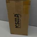 KSIIA Washable Dog Bed Deluxe Plush Dog Crate Beds Comfy Kennel Pad Anti-Slip Pet Sleeping Mat for Large, Jumbo, Medium, Small Dogs Breeds, 35" x 23", Gray (Grey)