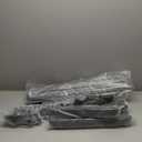 HOMIDEC Clothes Drying Rack, Oversized 4-Tier(67.7" High) Foldable Stainless Steel Drying Rack Clothing, Movable Drying Rack with 4 castors, 24 Drying Poles and 14 Hooks for Bed Linen, Clothing, Grey (Gray)