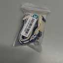 DOGWONG Cotton Hemp Dog Collar, Heavy-Duty Blue Dog Collar Adjustable Soft Natural Fabric Cute Wedding Puppy Necklace for Small Medium Large Dogs