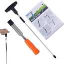 Golf Grip Removal Tool & Golf Grips Tape Remover, V-Groove Grip Remover Saver Durable Repair Tool for Easy Club Regripping Essential Accessories