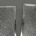 Microwave Filter Replacement 7.64 x 5.12 for GE WB06X10309 WB06X10359 Microwave Grease Filter - Also Fits LG Kenmore and More - Filters Kitchen Oven Air Entering Over the Range Vent Fan (2-Pack)