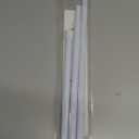 Tension Rod 28 to 48 inch, Adjustable Curtain Rods No Drilling Spring Rods Extendable Pressure DIY Tension Rod for Window Closet Kitchen, White