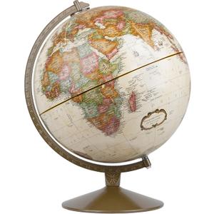 Replogle Globes Franklin World Globe, Antique Ocean, 12-Inch Diameter,Over 4,000 Place Names (Off-white)