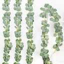 DearHouse 4Pack Artificial Eucalyptus Garland Faux Silk Eucalyptus Leaves Vines Handmade Garland Greenery Wedding Backdrop Arch Wall Decor