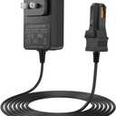 12-Volt Charger Replacement Part for Power Wheels Gray Battery and Orange Top Battery, 12 Volt Ride-on Toys Battery Charger, Replaces 00801-1869 00801-0638 00801-1778 00801-0972 00801-1480 Power Cord