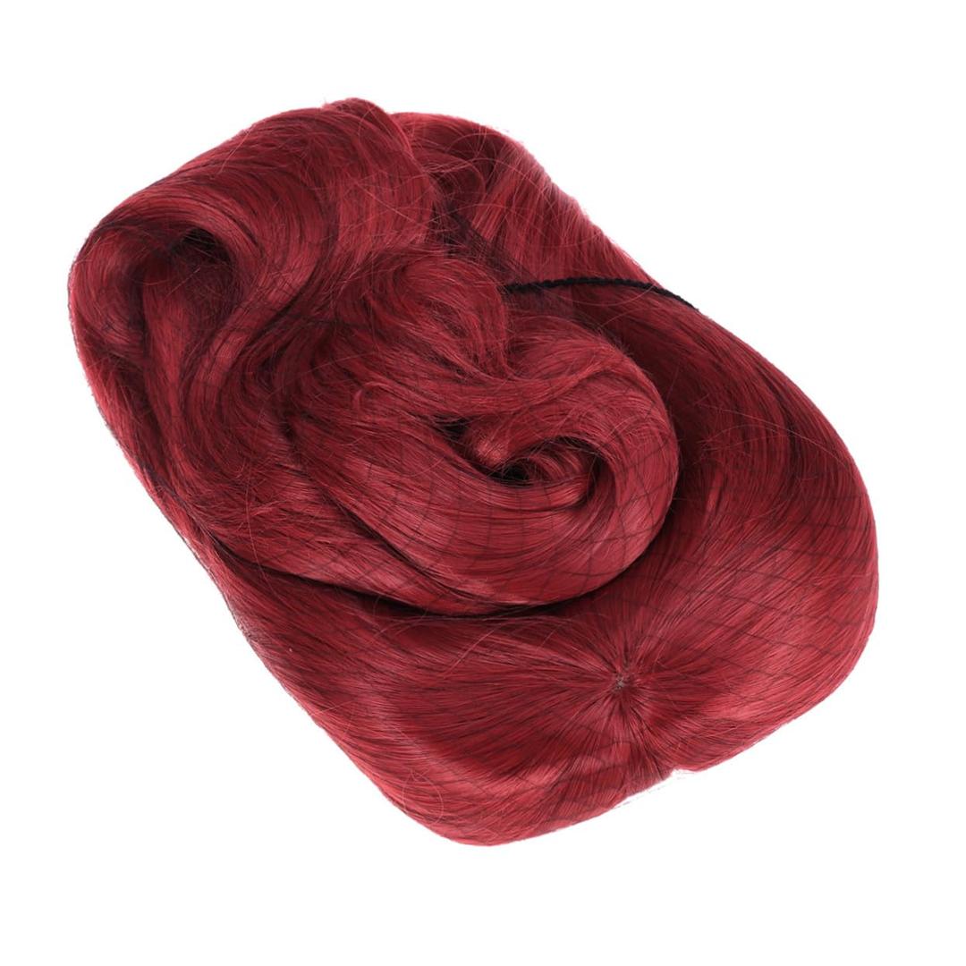 Long Red Curly Cosplay Wig with Bangs Premium Character Hair Accessory for Women Colorable and Comfortable Costume Hairpiece for Lolita Style and Stage Performance