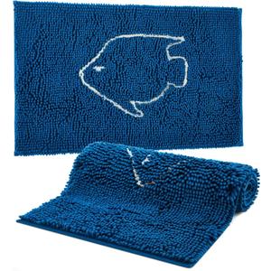 Drydiet Aquarium Mat, 20x36 Inch Large Fish Tank Cleaning Pad, Super Absorbent Chenille Sponge Pad, Protects Furniture from Water & Scratches, Decorative Floor Mat for Fish Hobbyists