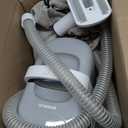 oneisall Dog Grooming Vacuum, Pet Grooming Vacuum with Clipper Nail Grinder, 1.5L Dust Cup Dog deshedding Vacuum Brush with 7 Tools for Shedding Pet Hair, Home Cleaning（Grey）