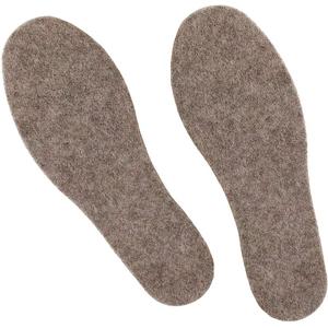 Alpaca Wool Warm Shoe Insert - Wool Shoe Insoles for Boot Soft Winter Warm Shoe Replacement Men, Size 10 Women 11 (Light Brown Alpaca)