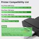 64XL Ink Cartridge Black and Color Combo Pack Replacement HP Ink 64 XL Use for Envy Photo 7855 7858 6252 6255 7800 7100 7120 7155 7158 Tango Series Printer (Black/Color, 2 Pack)