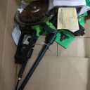 800W Brushless Weed Eater with Wheels, 12" 4-in-1 String Trimmer Lawn Edger Mini Lawn Mower Brush Cutter