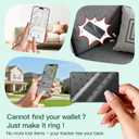 2026 [Apple MFi Certified] Wallet Tracker Air Tags for New Year Stuffers Gifts, Smart Tag Work with Apple Find My Slim Tracking Card - White Elephant Gifts for Adults,100 Mouths Battery Life