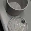 SANDYBAYTAS 11 Inch Pot for Plants, Large Cement Planter with Drainage Hole, Mid-Century Modern Concrete Flower Pots for Home Decor, Office & Outdoor (Gray)