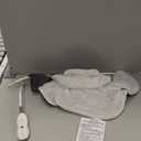 Sunbeam Heating Pad for Neck and Shoulder Pain Relief with Auto Shut Off and Moist Heating Option & XL Heating Pad for Back, Grey/Burgundy 