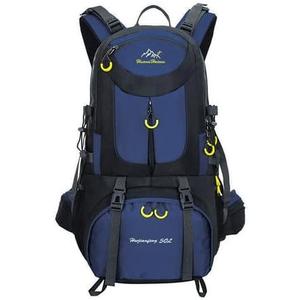 50L/60L Large Camping Backpack,Lightweight Hiking Trekking For Men Women Large Capacity Mountaineering Waterproof Bag (Dark blue, 50L)
