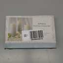 CRYSTAL CLUB White Pillar Candles, Aromatherapy Scented Candles, Set of 3 Tall 3x6 Inch Rustic Grey Candles, Clean Burning and Dripless Candle Lights, Creamy Coconut Scented for Home Décor, Creamy Coconut, 3"X6"