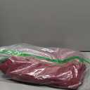 Men's Short Sleeve Dress Shirts Stretch Stain Shield Casual Button Down Shirts Solid Formal Shirt (Large, Burgundy)