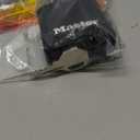 Master Lock Magnum Heavy Duty Outdoor Padlock with Key, Weather Resistant Body and Cut Safe Shackle Make Lock Perfect for Fences, Gates, Sheds, M115XDLF,Black