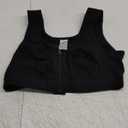 Zip Front Closure High Impact Bra for Women Post Surgery Racerback Sports Bra High Support Size M Black