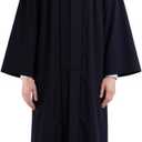 Newrara Unisex Premium Matte Graduation Gown Only Size 60"