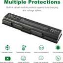 Futurebatt Laptop Battery 5200mAh for PA3534U-1BRS Toshiba Satellite A200 A205 A210 A215 A300 A300D A305 A305D L200 A215-S4697 A505-S6012 A505-S6016