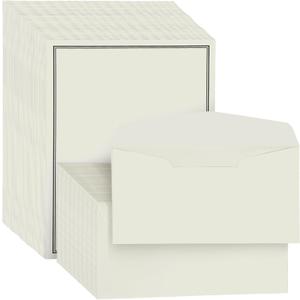 72 Pieces Stationery Set with Envelopes (48 Paper Sheets + 24 Envelopes) for Letter Writing, Black Border Design Stationery Paper Sheets and Envelope