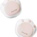 Gaiatop Hand Warmers Rechargeable, 2 Pack Cute Cat Paw Design 3 Levels Magnetic Electric Pocket Heater, Reusable Portable Hot Hands Stocking Stuffers Gifts for Women Men Cat Lover (White)