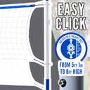 Franklin Sports Volleyball + Badminton Sets - Beach + Backyard Game Set - Volleyball, Pump, Badminton Rackets, Birdies, Net + Poles Included
