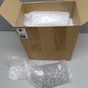 56 Pcs 3.15'' Hanging Glass Tealight Holder Globe with K9 Crystal Garland Strands,Teardrop Pendant Hanging Tealight Candle Holder Orbs Air Plant for Wedding Centerpiece Party Decor (Clear)