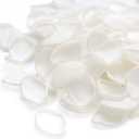 Ling's Moment Rose Petals, Silk Flower Petals for Wedding/Aisle/Flower Girl Baskets/Table Centerpiece Dcor,etc.White Ivory 200pcs