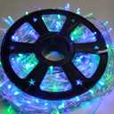 JMEXSUSS 163ft 500 LED Multicolor Christmas Lights Outdoor, Waterproof Clear Wire Colorful String Light, 8 Modes Christmas Tree Lights Plug in for Patio Wedding Party Yard Xmas Tree Decor(Multicolor)