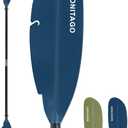 Angler Kayak Paddle, Adjustable Fiberglass Fishing Kayak Oar, 240-260 cm/94-102"