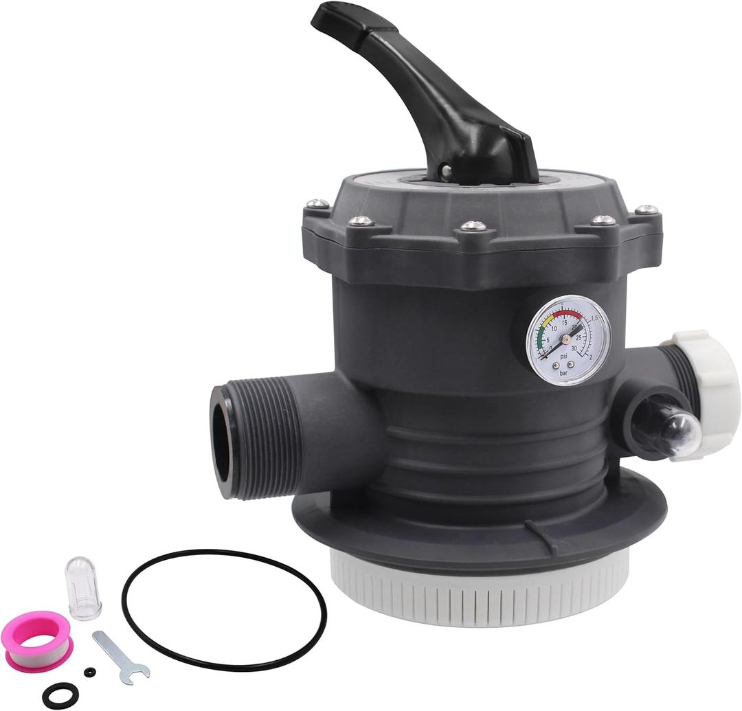 11378 6-Way Valve Replacement for Intex 12 Inch Sand Filter Pump 26645EG.