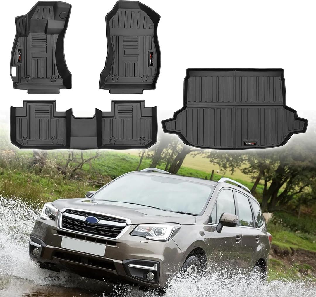 Custom for 2013-2018 Subaru Forester Floor Mats and Cargo Mats Trunk Liner All Weather TPE Rubber Accessories (for 2013-2018 Subaru Forester)