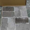 FloorPops Harvard Brick Grey Peel & Stick Floor Tiles (12"L x 12"W x 0.06"T, Gray)
