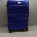 Coolife 3-Piece Lightweight Hardside Spinner Luggage Set with TSA Lock (20in24in28in, blue)