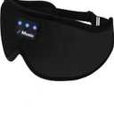 3D Sleep Mask with Bluetooth Headphones, Sleeping Headphones for Side Sleepers, Wireless Music Eye Mask with Ultra-Thin Stereo Speakers for Men, Women
