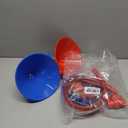 2 Set Beer Tube and Funnel with Valve Drinking Funnel with 8 Interchangeable Mouthpieces 2 Shotgun Keychain Tool for Bachelor Party Christmas, College Party, Drinking Games