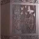 Cremation Urns for Human Ashes Adult Male Female, Wooden Carved Butterfly Urns Box and Casket for Men Women Child, Pets Cat Dog Urn, Burial Funeral Memorial Urns for Ashe, Holds 222 Cubic Inch