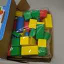 Melissa & Doug Wooden Building Blocks, 100-Piece Set of Sorting & Stacking Toys in 4 Colors and 9 Shapes, Classic Toddler Toys for Girls & Boys Ages 2+ - FSC Certified