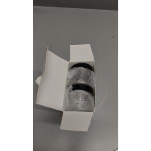 Patelai 4 Pieces Round Wide-mouth Leak Proof Plastic Container Jars with Lids for Travel Storage Makeup Beauty Products Face Creams Oils Salves Ointments DIY Making(2 Ounce,Black)